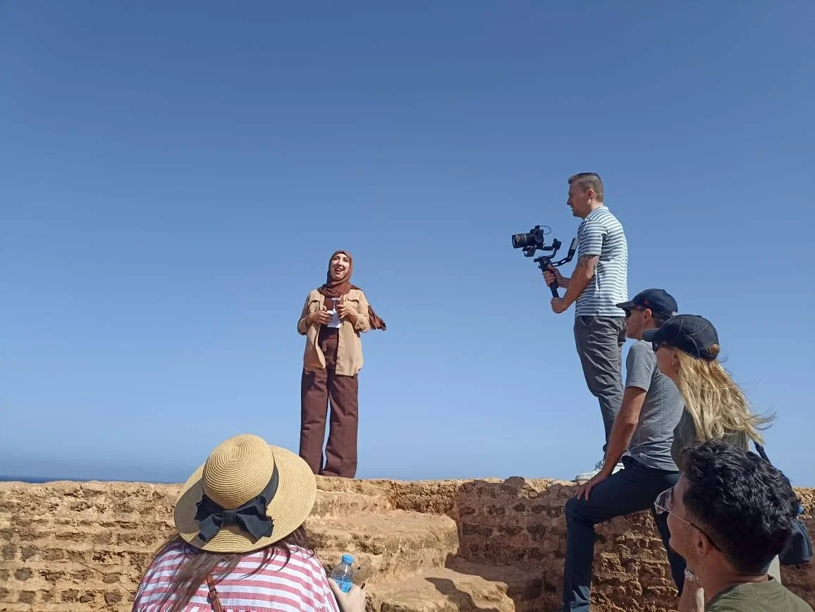 زيارة الوفد الصحفي الأمريكي إلى تيبازة