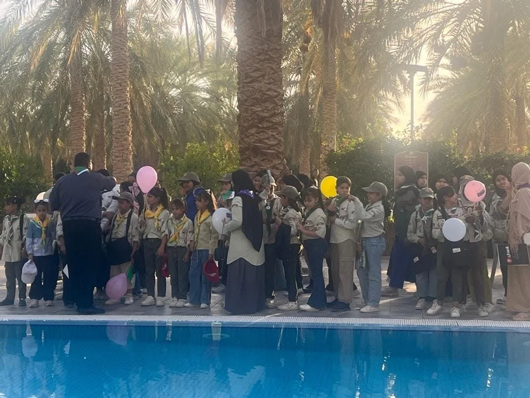 نشاط تعريف الأطفال بالسياحة بالتعاون مع الكشافة الإسلامية