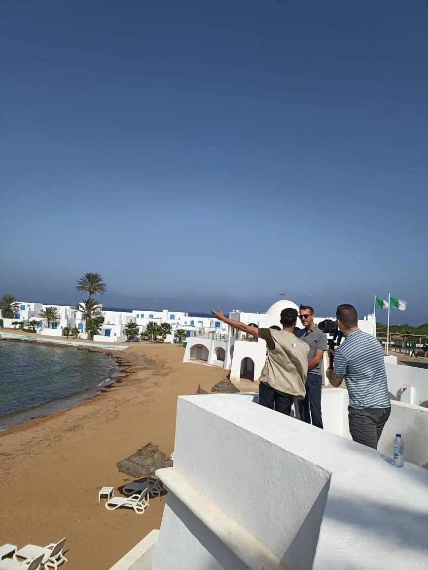 زيارة الوفد الصحفي الأمريكي إلى تيبازة