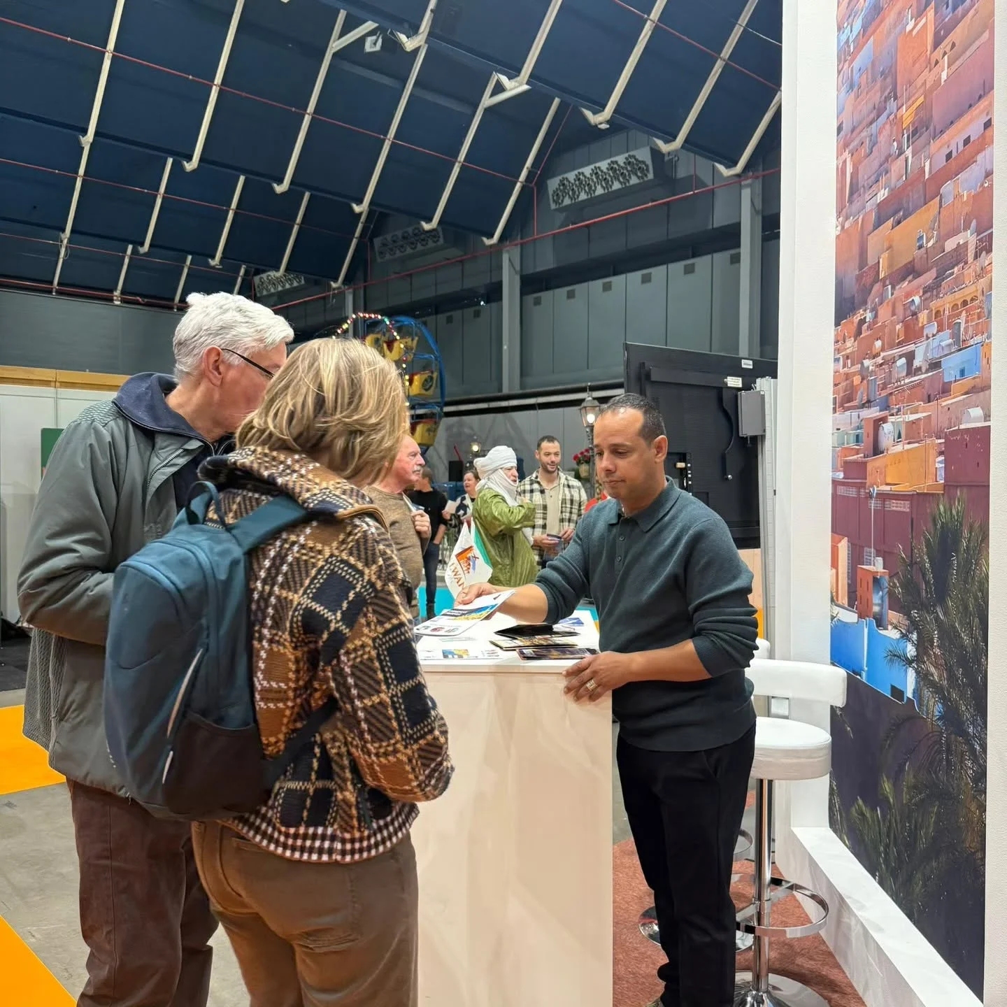本届阿尔及利亚展台的最后一天,Vakantiebeurs