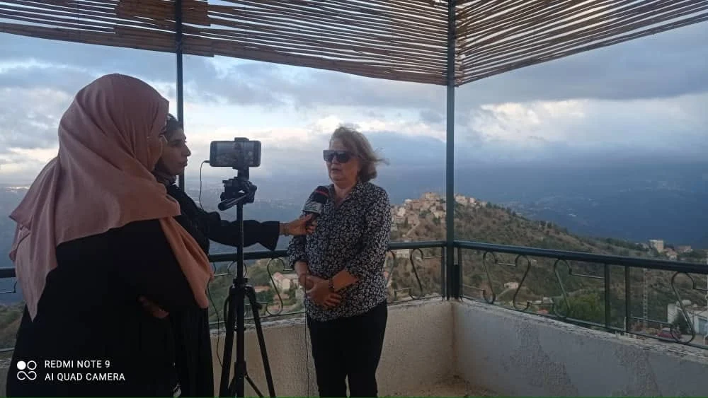 Excursión de periodistas a Aït Yne y a la aldea Aït L'Hassan, Tizi Ouzou