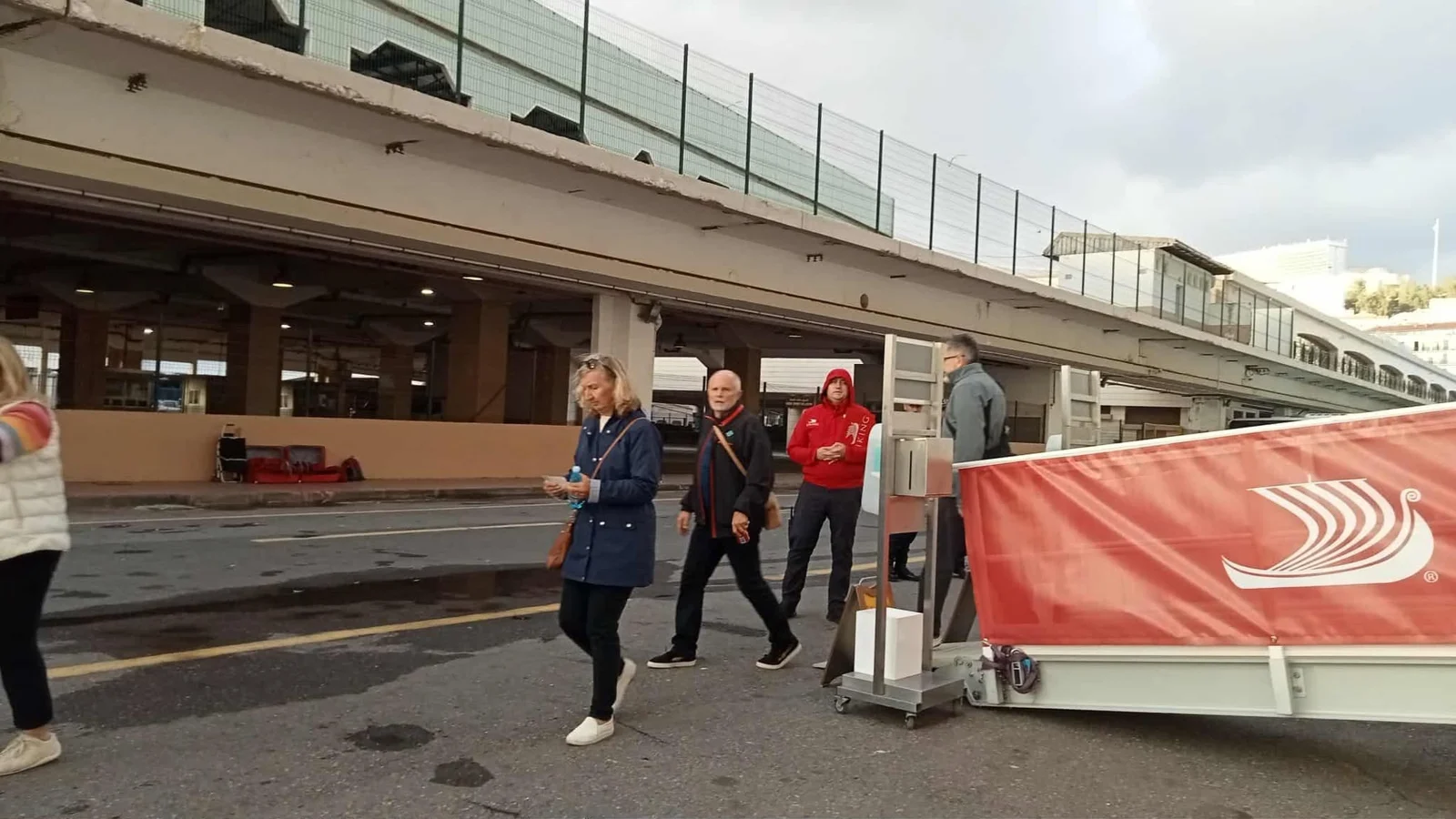欢迎旅游船“维京·萨坦”号抵达阿尔及尔港