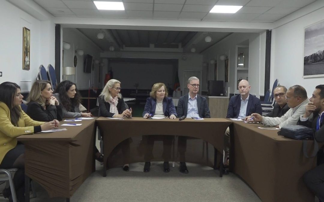 جلسة عمل بين السيدة المديرة العامة للديوان الوطني للسياحة ومنظمي الرحلات والسياحة الالمان